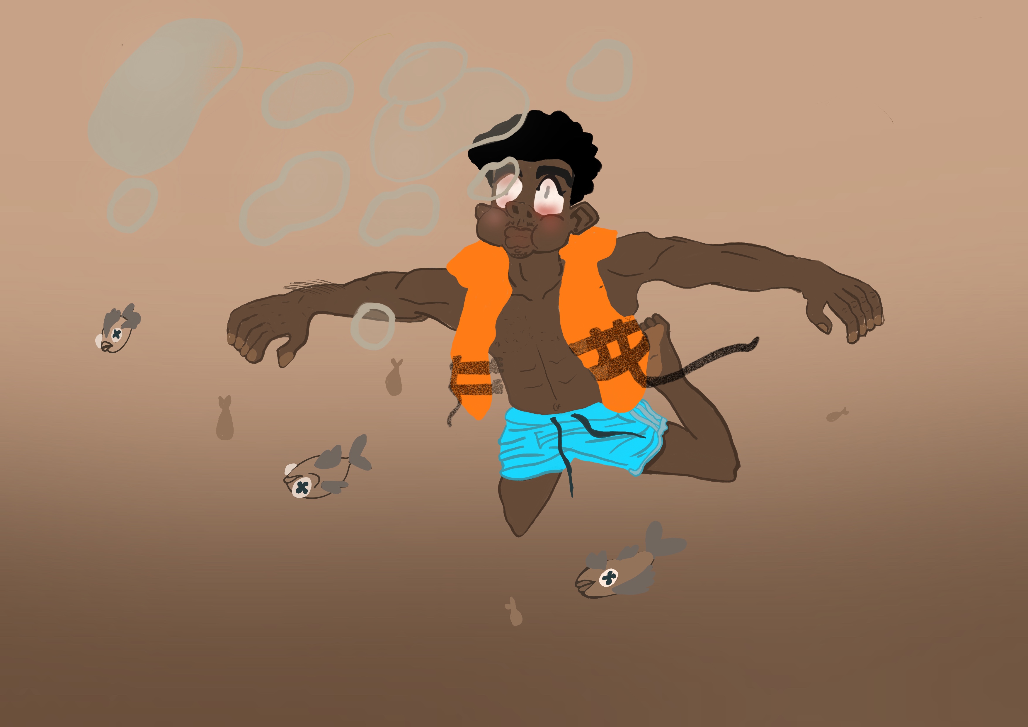 the boy and the dead river
